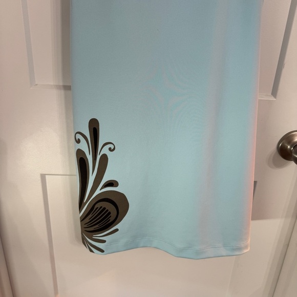 Athleta Spaghetti Straps Swim Dress Cover Up Built in Underwire Bra Blue Size M - Picture 3 of 11